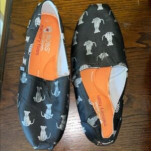 BOBS Black Slippers Comfortable Slip-On Design
